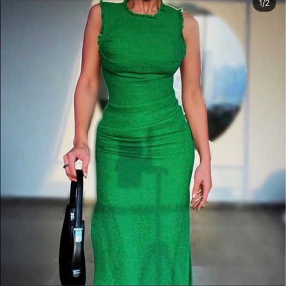 Zara blogger texture weave dress - Picture 6 of 15